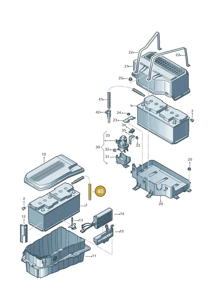 7L0915531 — Volkswagen Touareg                08> (2007-) diagram 274915000, position 40