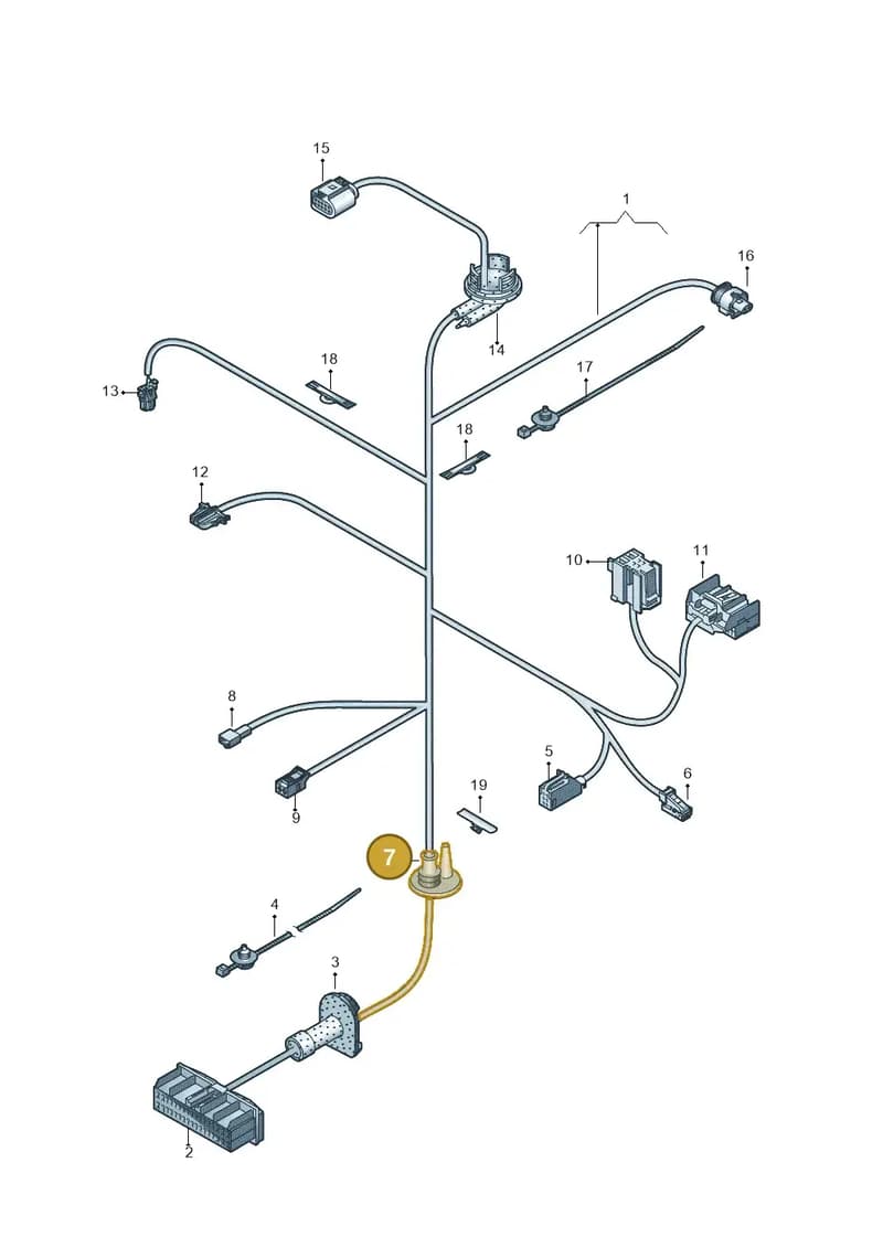 7L0971841F — Audi Q3 1.4 (2016-) diagram 728972330, position 7