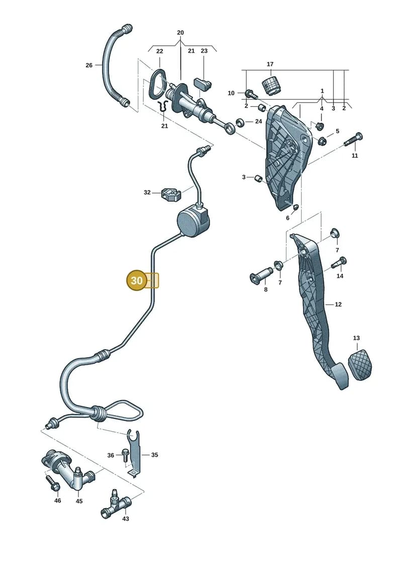 7L1721478C — Volkswagen Transporter Multivan (2019-2024) diagram 7em721250, position 30