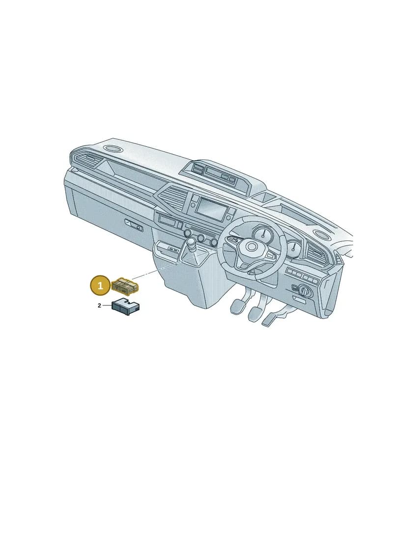 7L2927211KWHS — Volkswagen Transporter Multivan (2019-2024) diagram 7em941060, position 1