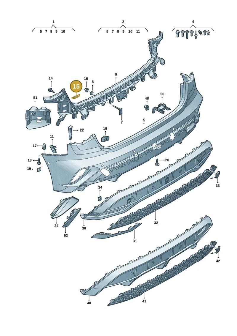 7L5018897 — Audi A3 Sportback (2019-2025) diagram 596807675, position 15