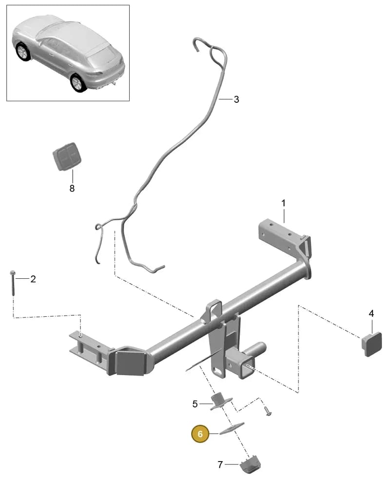 7L5945205 — Porsche Macan (2013-2018) diagram p44002000, position 6