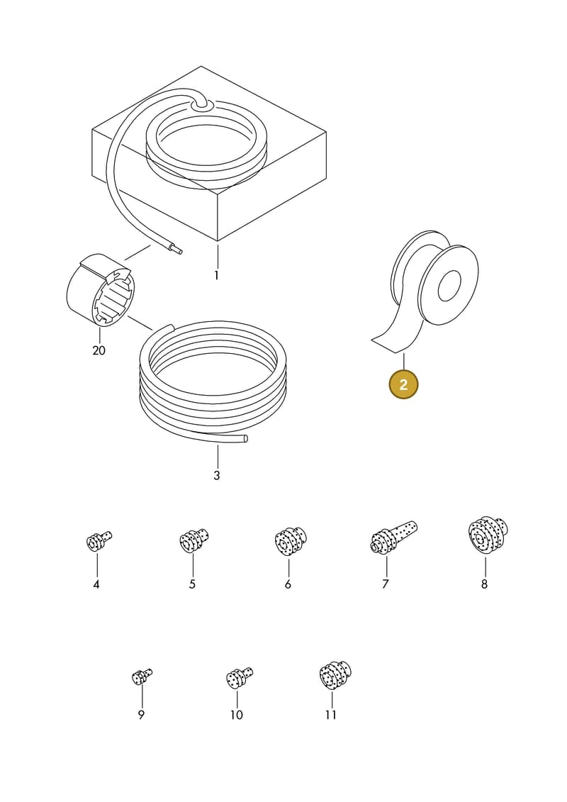7L6972108A — Volkswagen 1J0 platform diagram 198979200, position 2