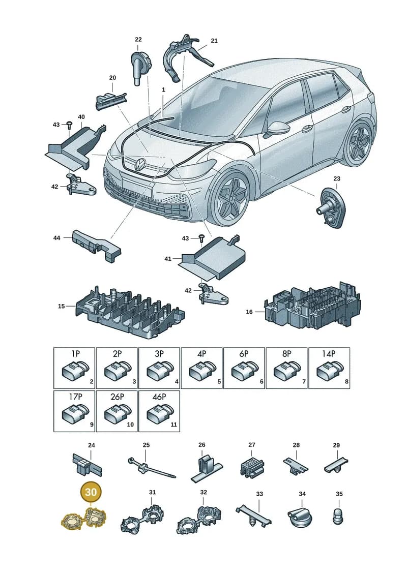 7M0971260B — Skoda Enyaq (2020-2021) diagram 10a971080, position 30