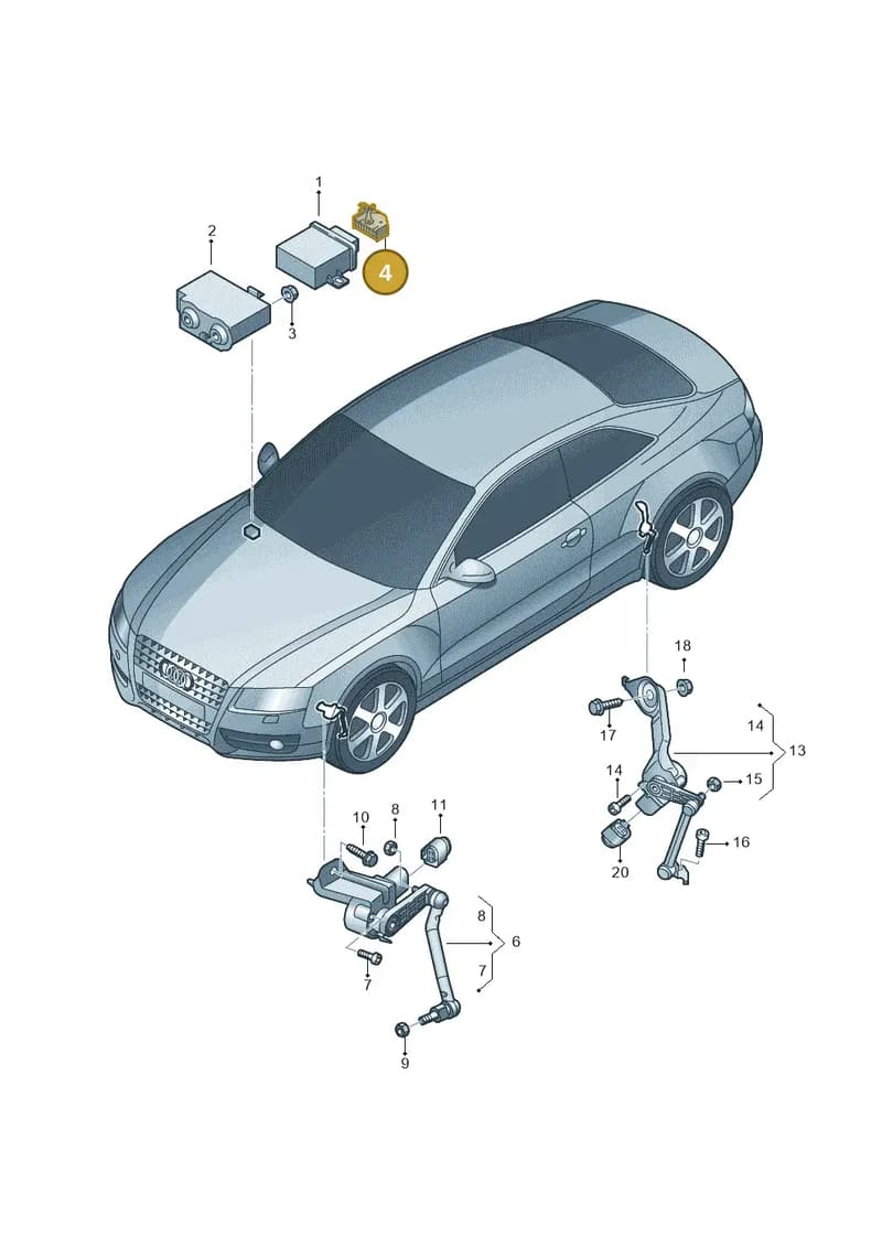 7M3972726A — Audi Q5 (2009-2018) diagram 620941250, position 4