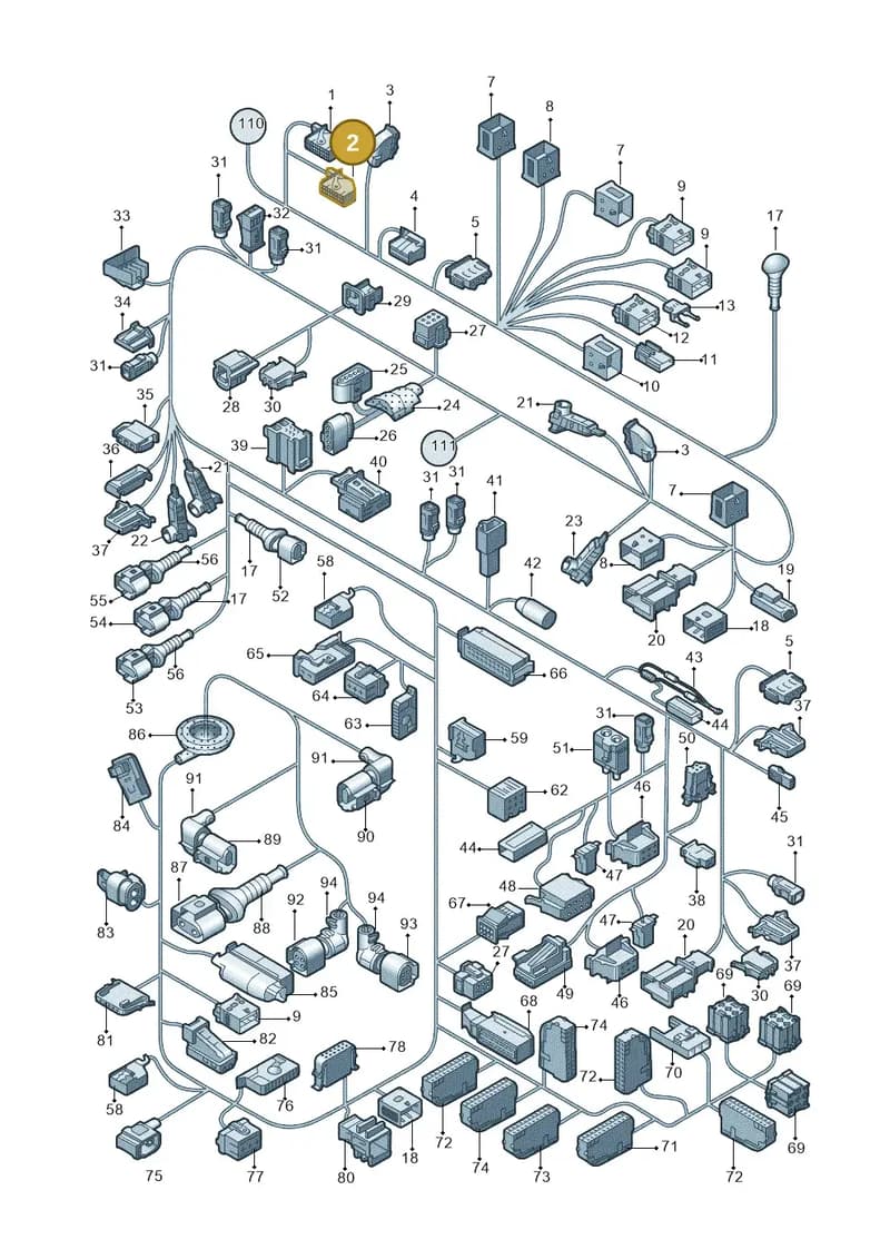 7M3972726A — Audi Q5 (2009-2018) diagram 687971083, position 2