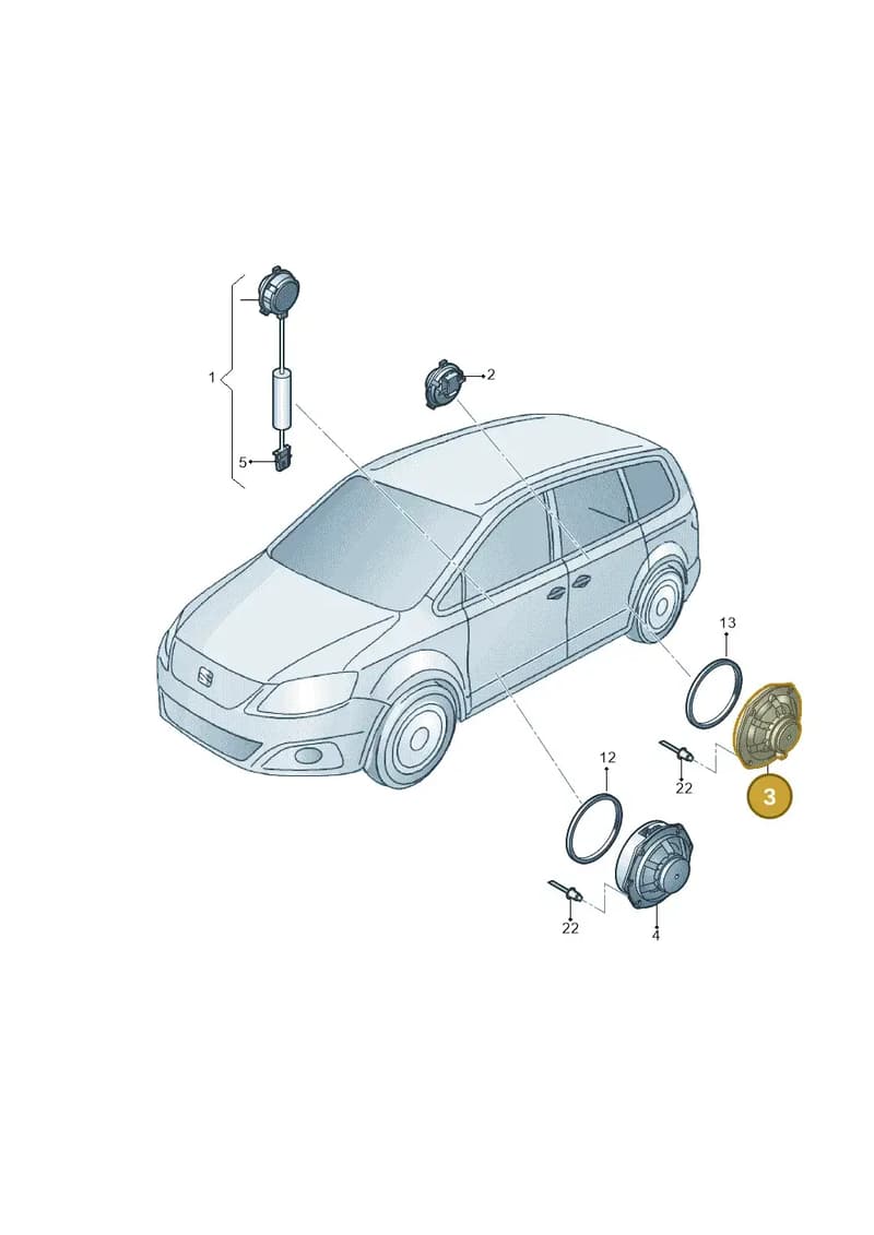 7N0035453B — SEAT Alhambra (2015-2022) diagram 878035350, position 3