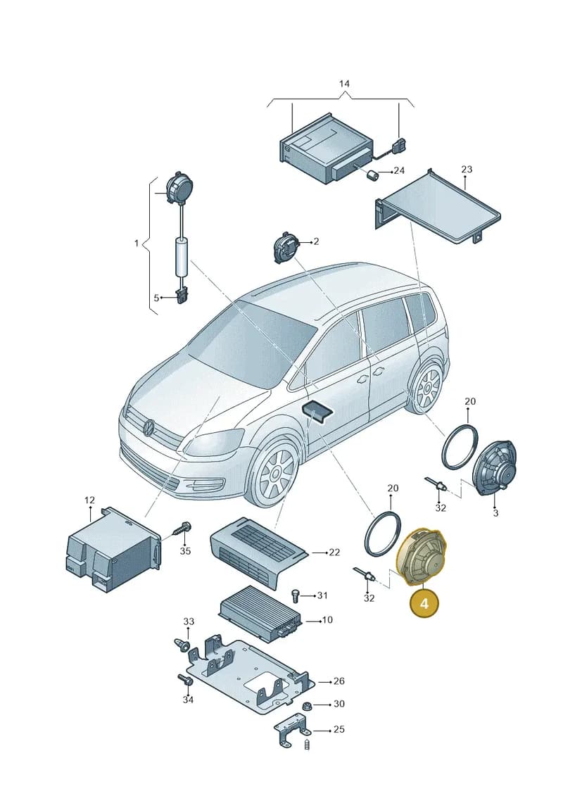 7N0035454A — SEAT Alhambra Stylance (2010-2013) diagram 689035350, position 4