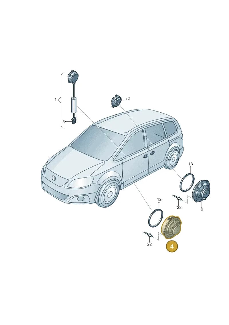 7N0035454A — SEAT Alhambra (2015-2022) diagram 878035350, position 4