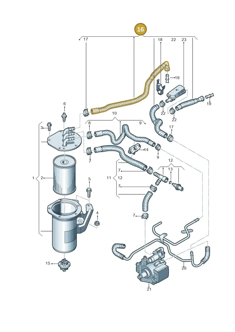 7N0130295F — Audi Q3 (2014-2019) diagram 746127000, position 16