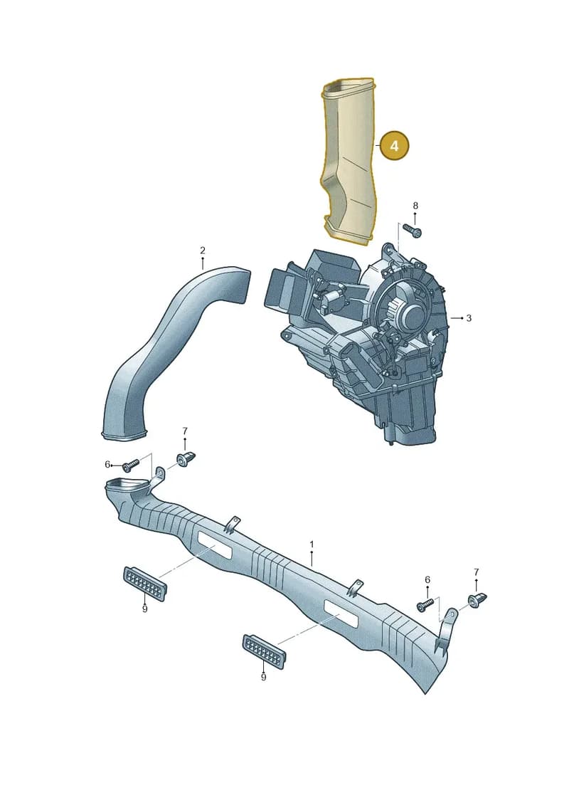 7N0820682A — Volkswagen Sharan (2015-2022) diagram 689819450, position 4
