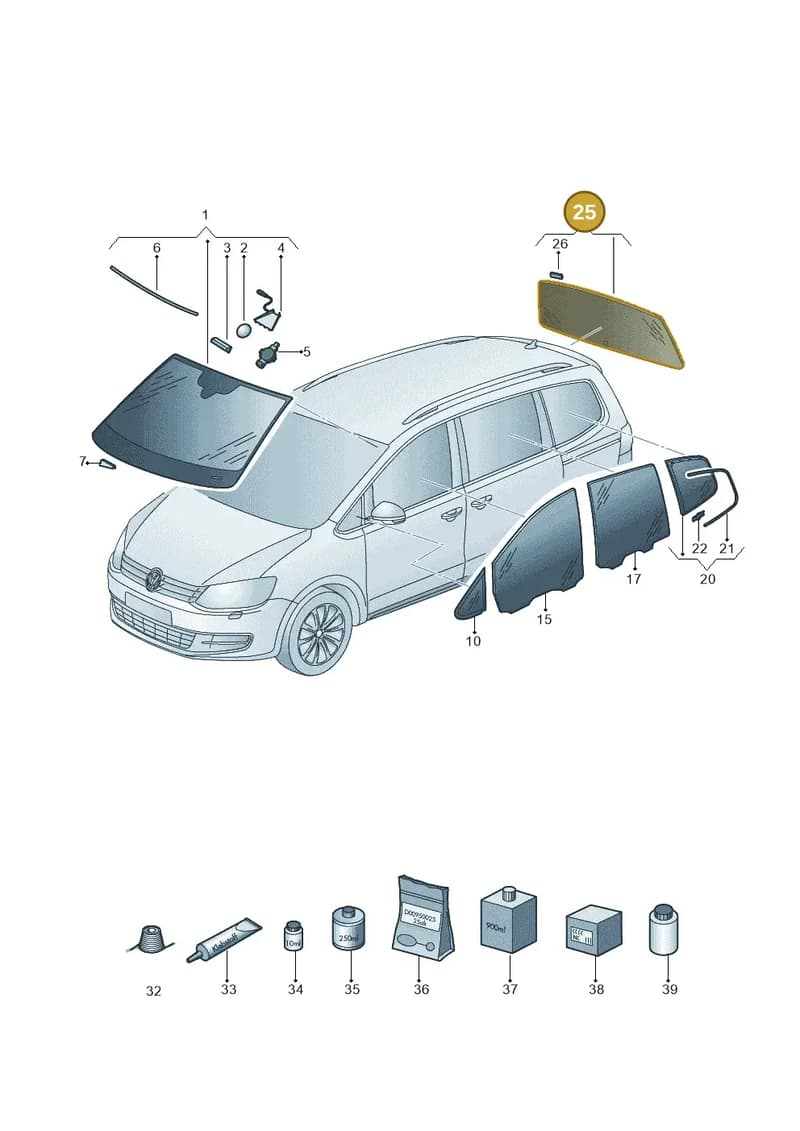 7N0845051ENVB — SEAT Alhambra (2015-2022) diagram 863845000, position 25