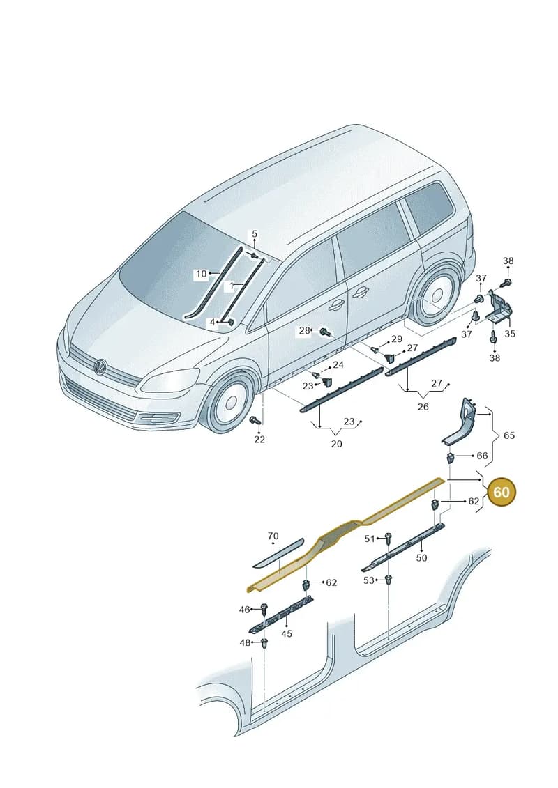 7N0853370NA2 — SEAT Alhambra (2015-2022) diagram 689853000, position 60