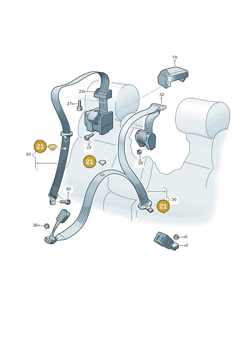 7N0857847A9B9 — Skoda Superb Combi (2023-2024) diagram 585857070, position 21