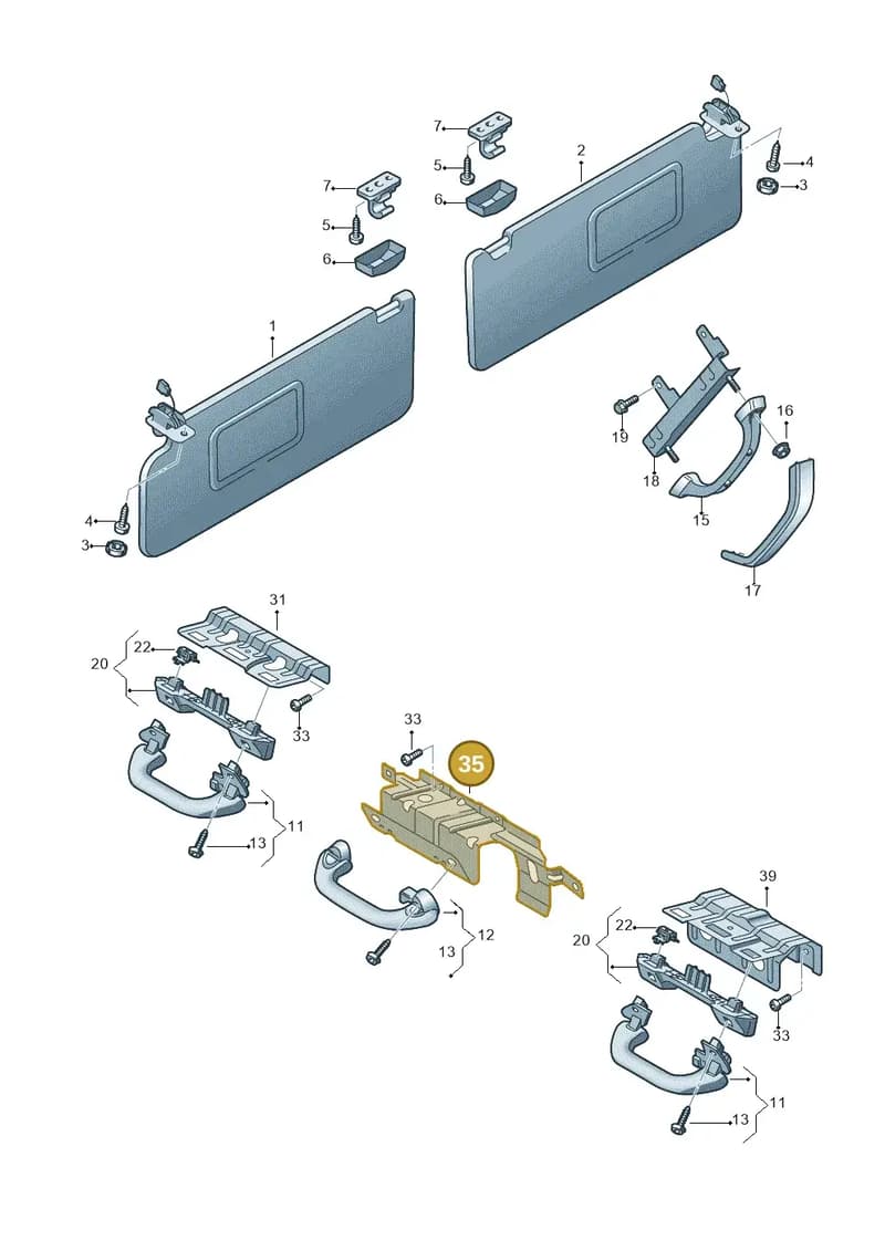 7N0858687B — SEAT Alhambra (2015-2022) diagram 689857500, position 35