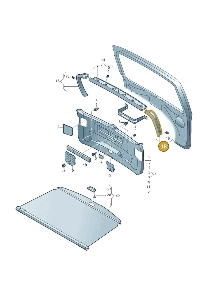 7N086770482V — SEAT Alhambra (2015-2022) diagram 689867800, position 18