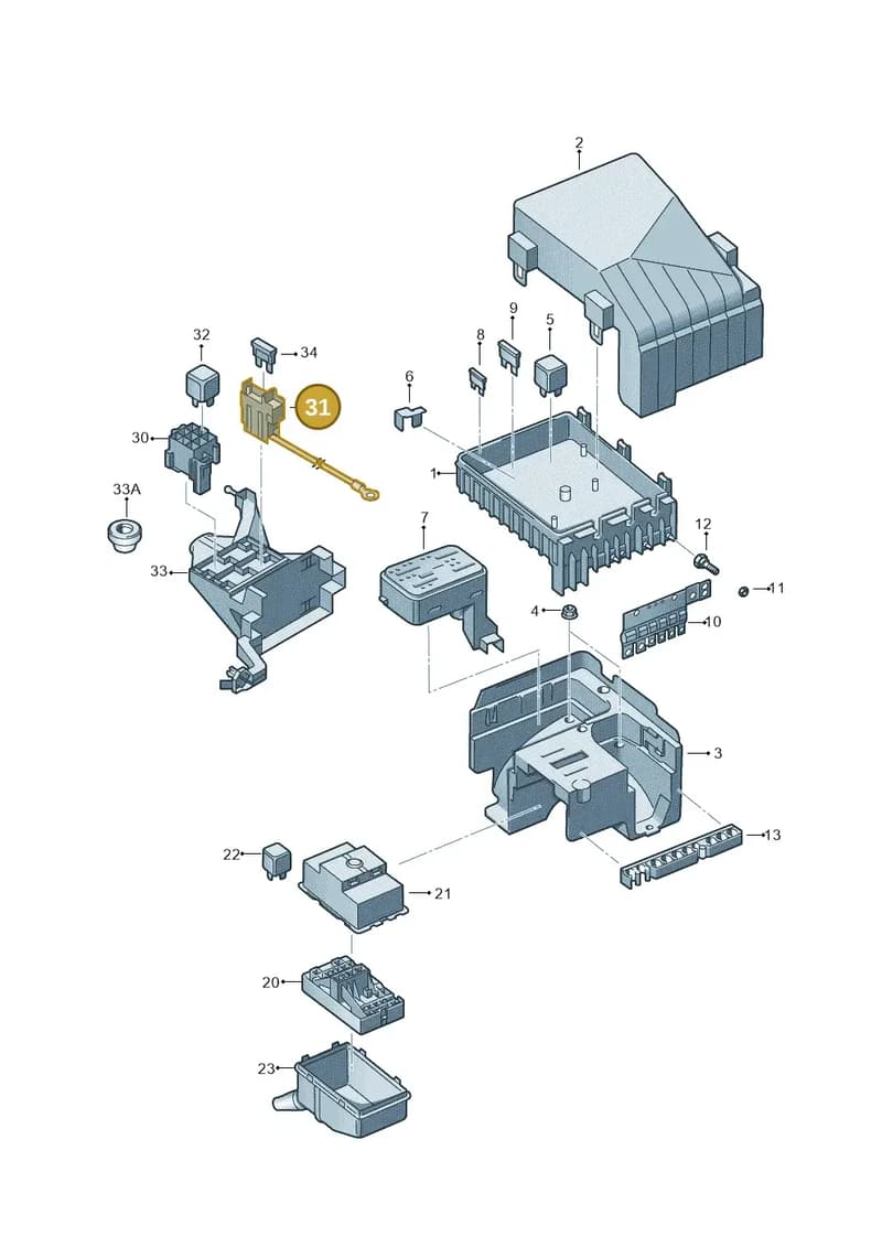 7N0937615A — Volkswagen Sharan (2015-2022) diagram 863937000, position 31