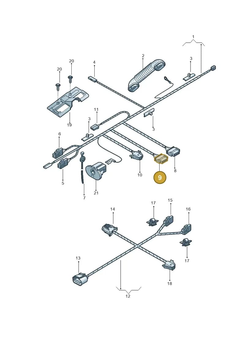 7N0972703A — Volkswagen Gol 1.6 (2015-2023) diagram 565972870, position 9