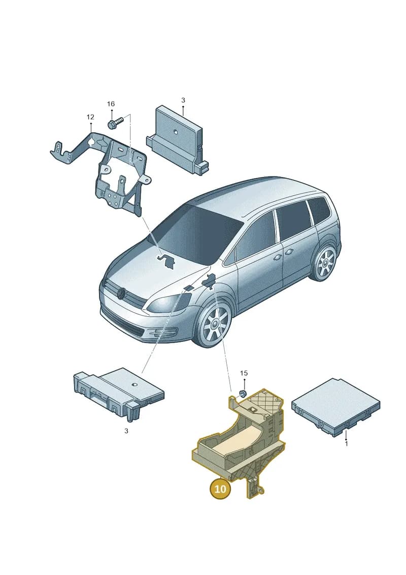 7N1959503A — Volkswagen Sharan (2015-2022) diagram 689937500, position 10