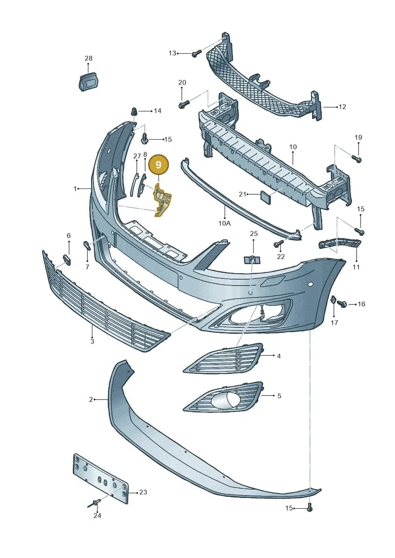 7N5807723 — SEAT Alhambra (2015-2022) diagram 705807000, position 9