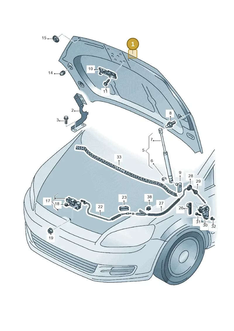 7N5823031A — SEAT Alhambra (2015-2022) diagram 705823000, position 1