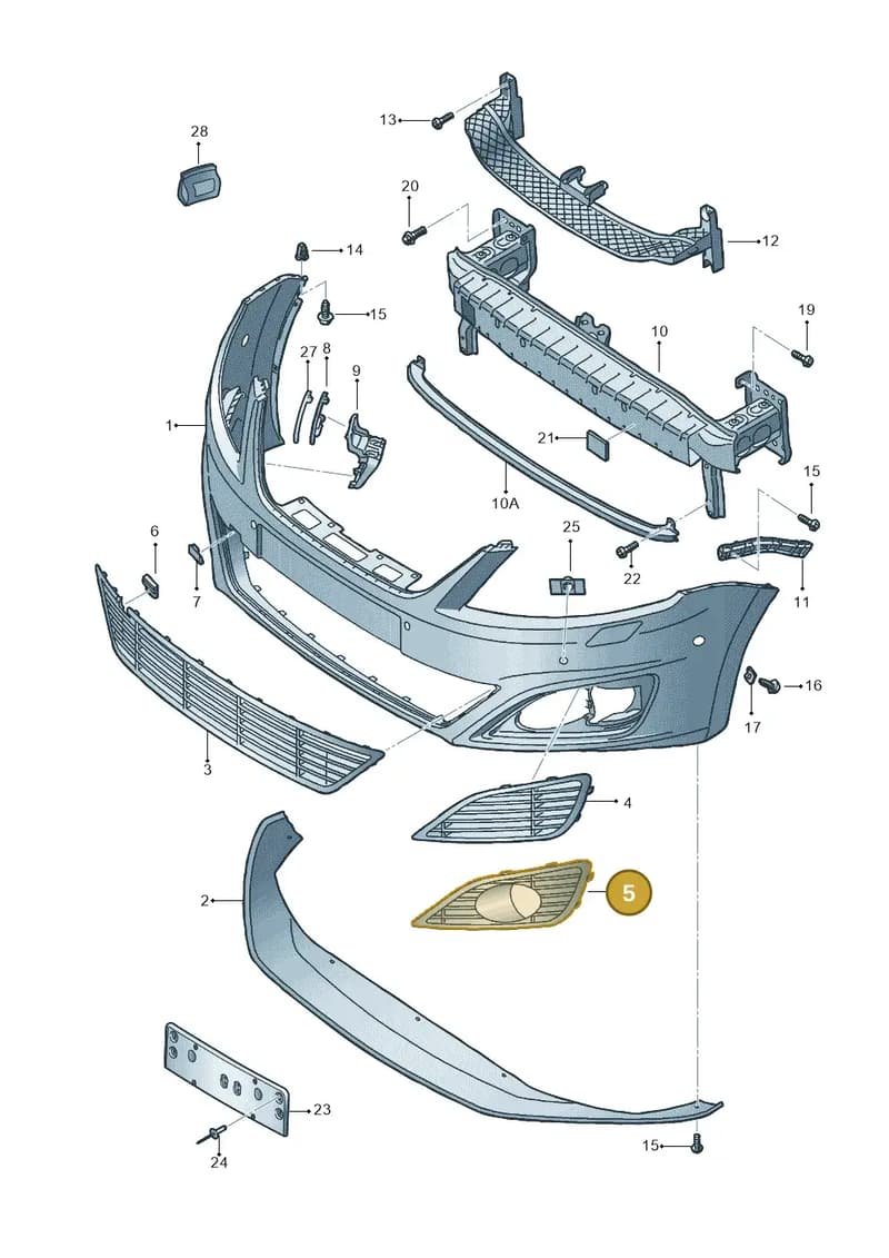 7N5853666A9B9 — SEAT Alhambra (2015-2022) diagram 705807000, position 5