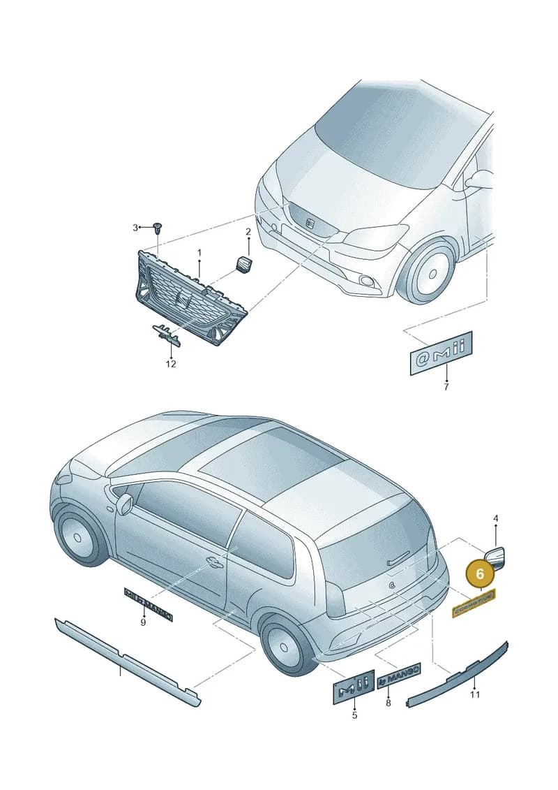 7N5853675DKTP — SEAT Mii reference (2011-2019) diagram 735853000, position 6