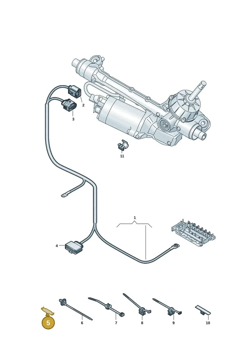 7P0971848A — SEAT CUPRA Tavascan (2023-) diagram 10a971010, position 5