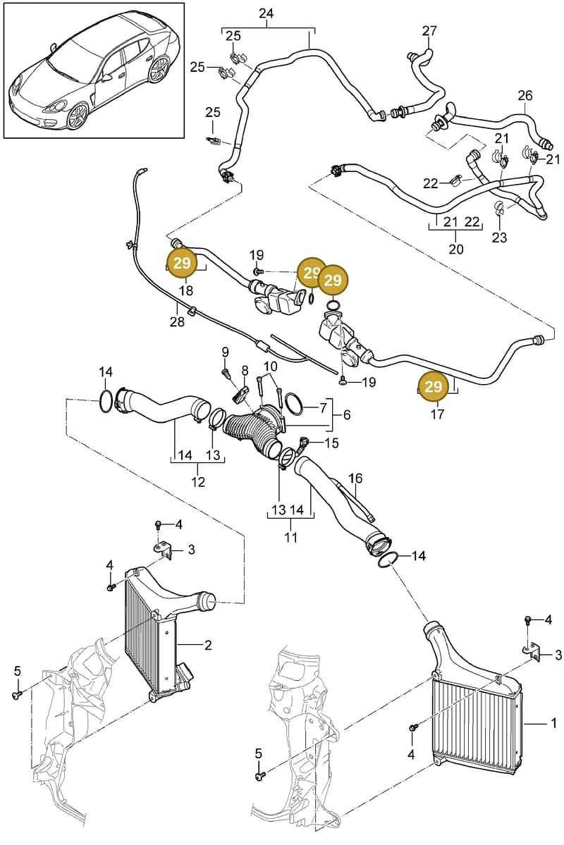 7P5129456E — Porsche Panamera (2009-2016) diagram p35107060, position 29