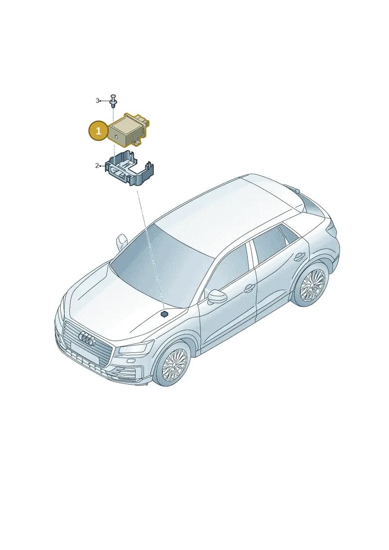 7P6907357E — Audi Q2 (2016-2025) diagram 803941280, position 1