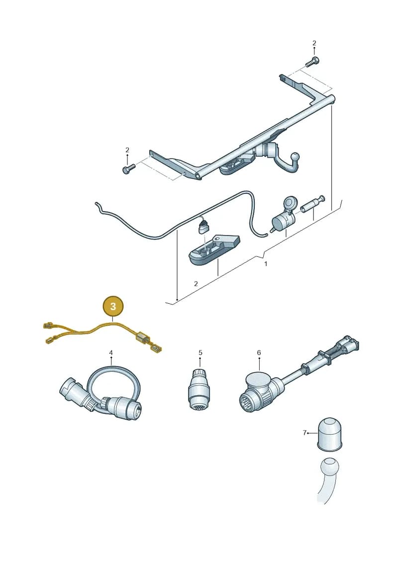 7T0055204A — Volkswagen Multivan (2021-2025) diagram 828071010, position 3