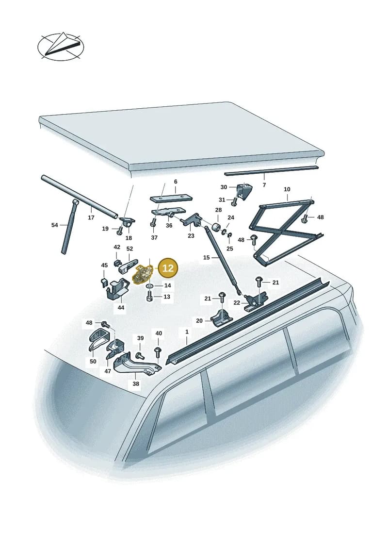 7T0067242C — Volkswagen Multivan (2021-2025) diagram 7t0875250, position 12
