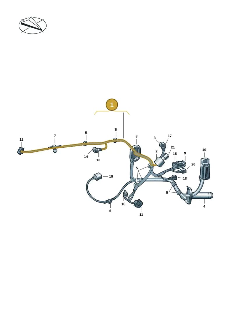7T1971161FL — Volkswagen Multivan (2021-2025) diagram 7t0972300, position 1