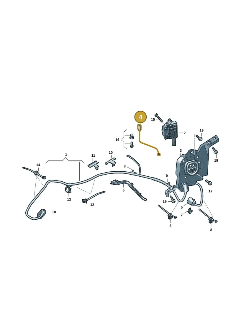 7TE880805 — Volkswagen Multivan (2021-2025) diagram 7t0970150, position 4