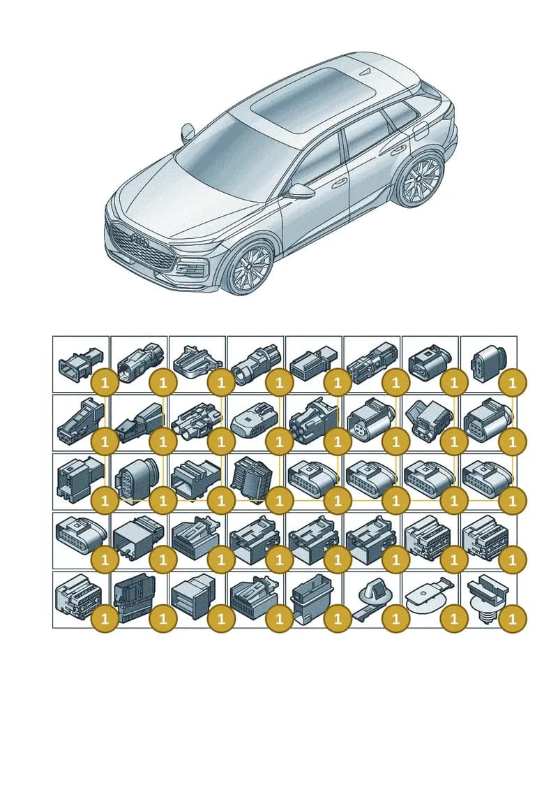 85B035447 — Audi A5 Limousine (2024-2025) diagram 8wh971820, position 1