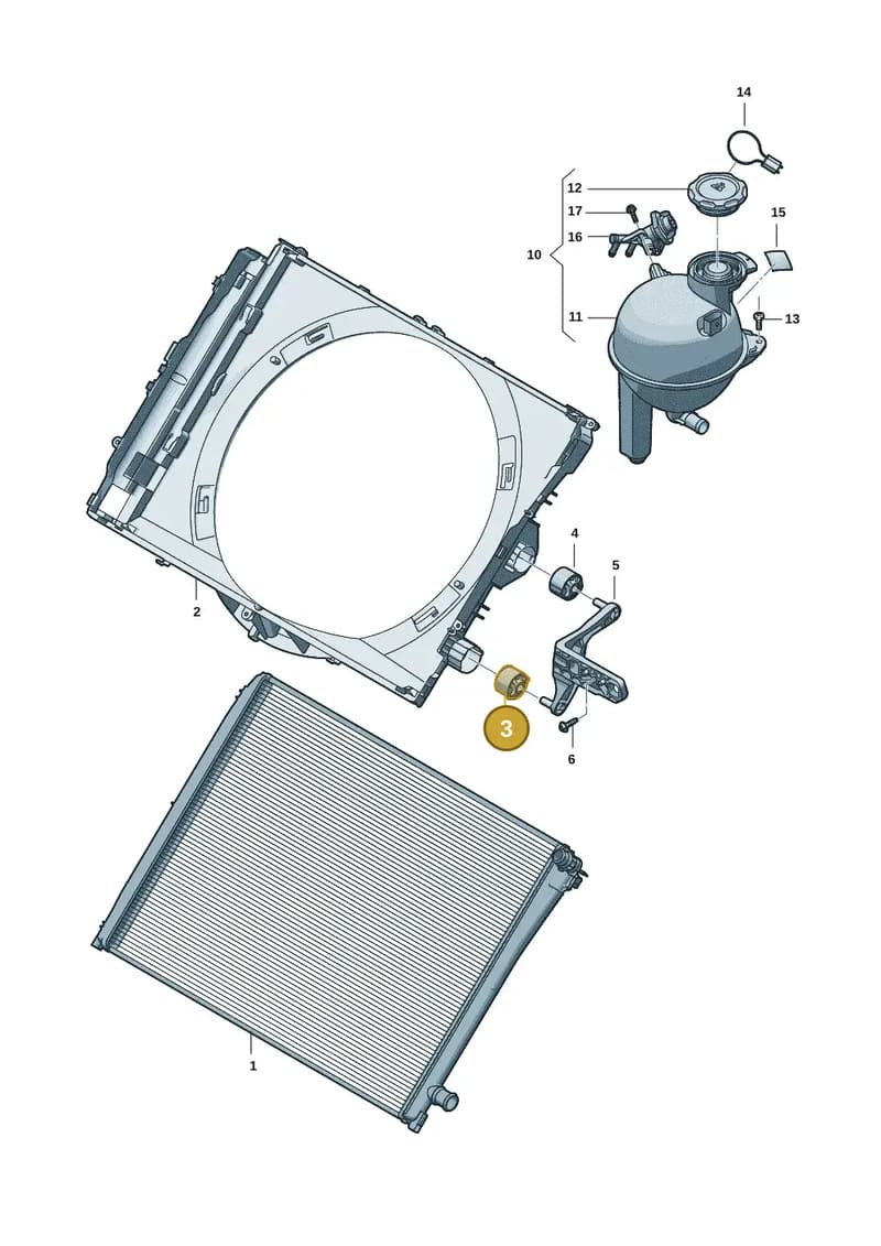 85E121268 — Audi Q6 e-tron (2023-2025) diagram f5s121070, position 3