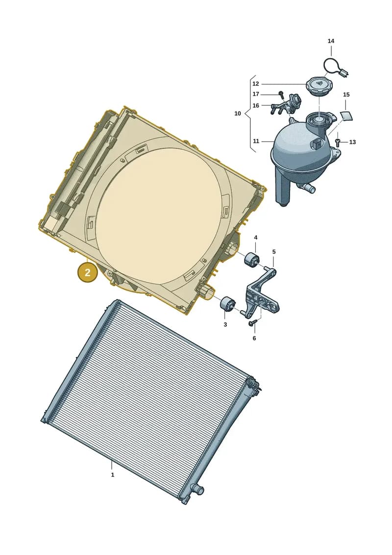 85E121360 — Audi Q6 e-tron (2023-2025) diagram f5s121070, position 2