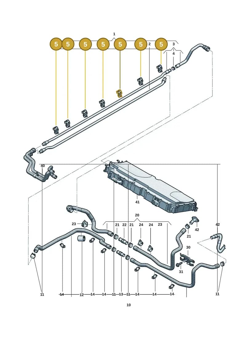 85E121518E — Audi Q6 e-tron (2023-2025) diagram f5s121040, position 5