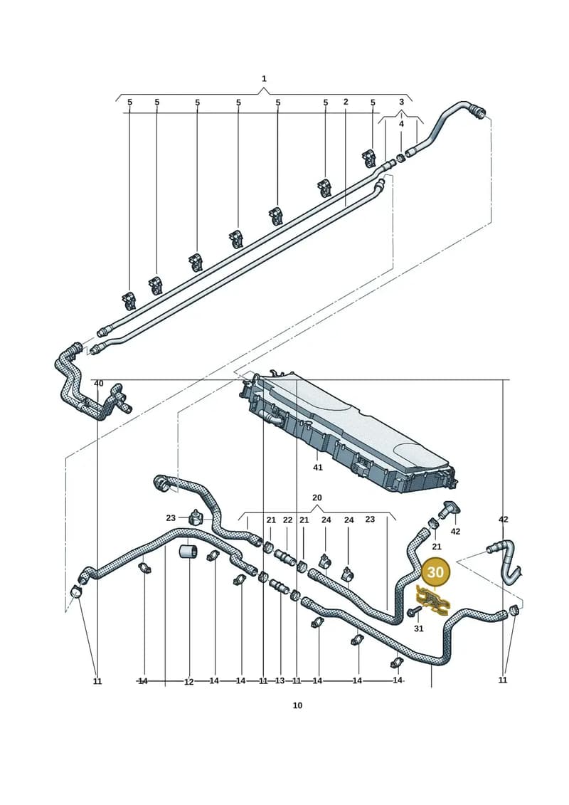 85E121521C — Audi Q6 e-tron (2023-2025) diagram f5s121040, position 30