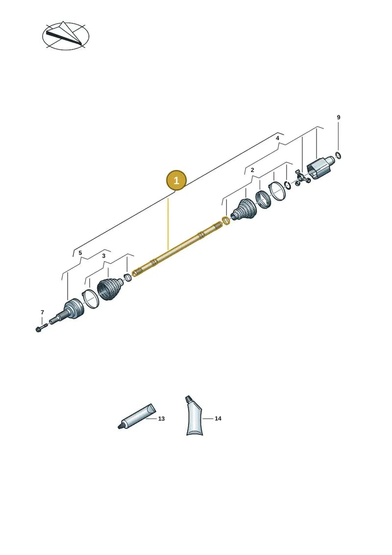 85E407271AJ — Audi Q6 e-tron (2023-2025) diagram f5s407050, position 1