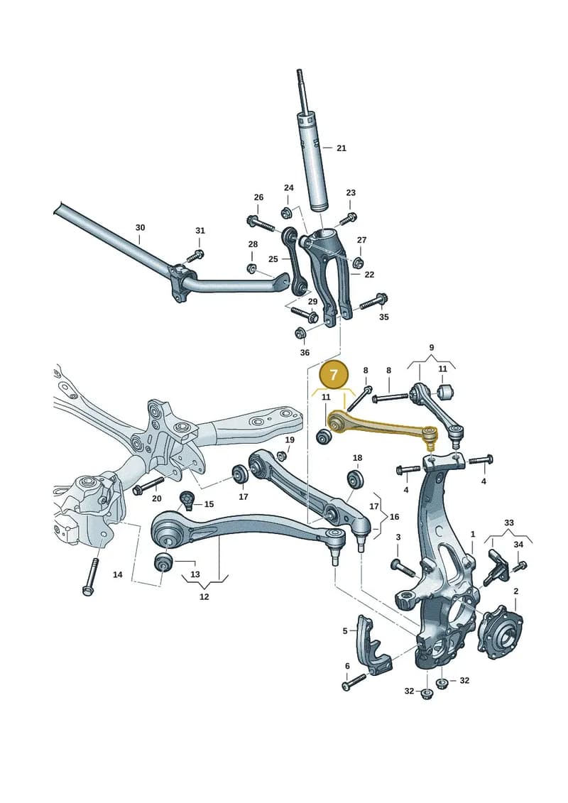 85E407506C — Audi Q6 e-tron (2023-2025) diagram f5s407000, position 7