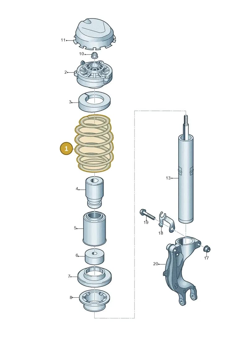 85E411105EK — Audi Q6 e-tron (2023-2025) diagram 859411000, position 1