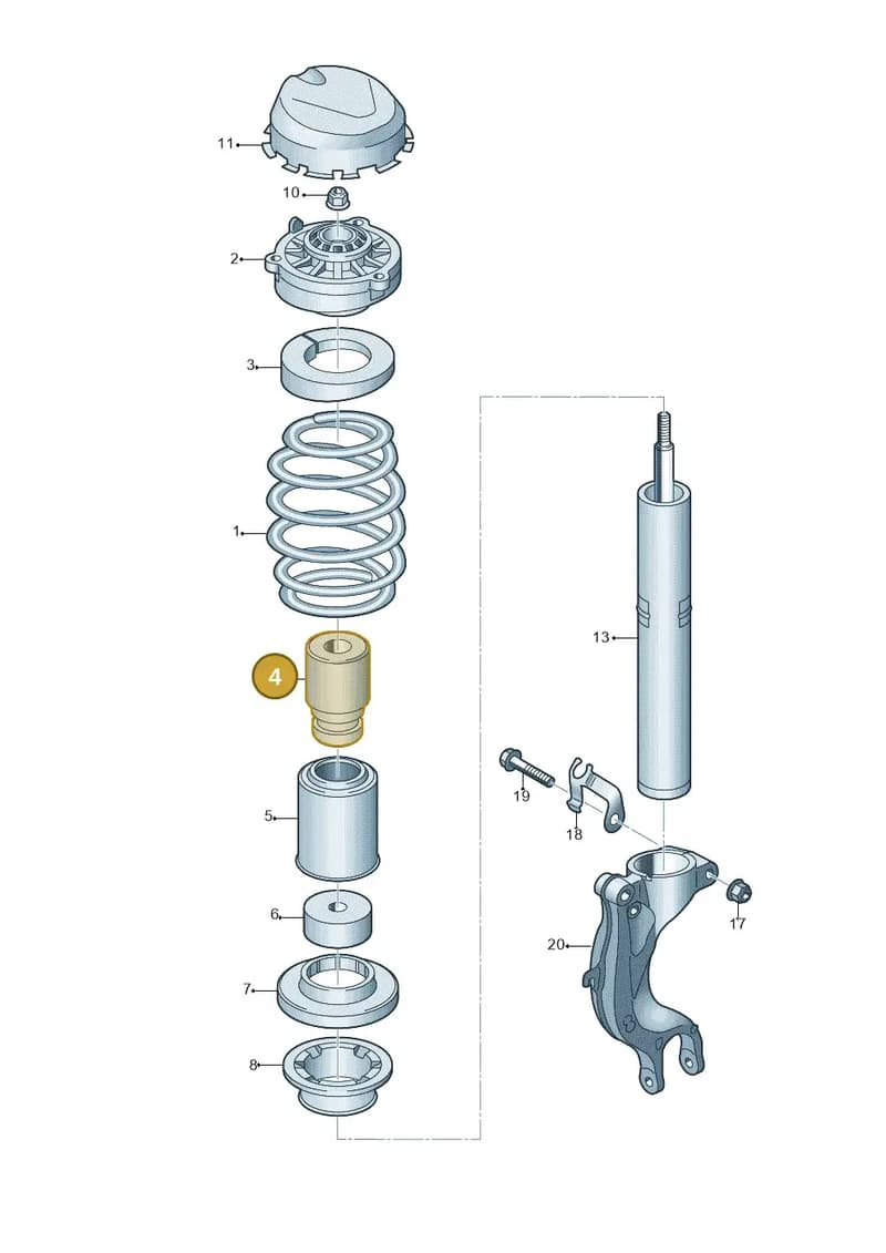 85E412131C — Audi Q6 e-tron (2023-2025) diagram 859411000, position 4
