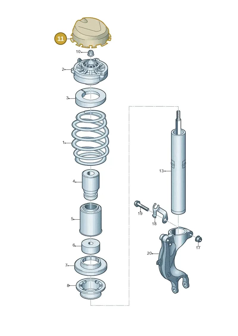 85E412375A — Audi Q6 e-tron (2023-2025) diagram 859411000, position 11