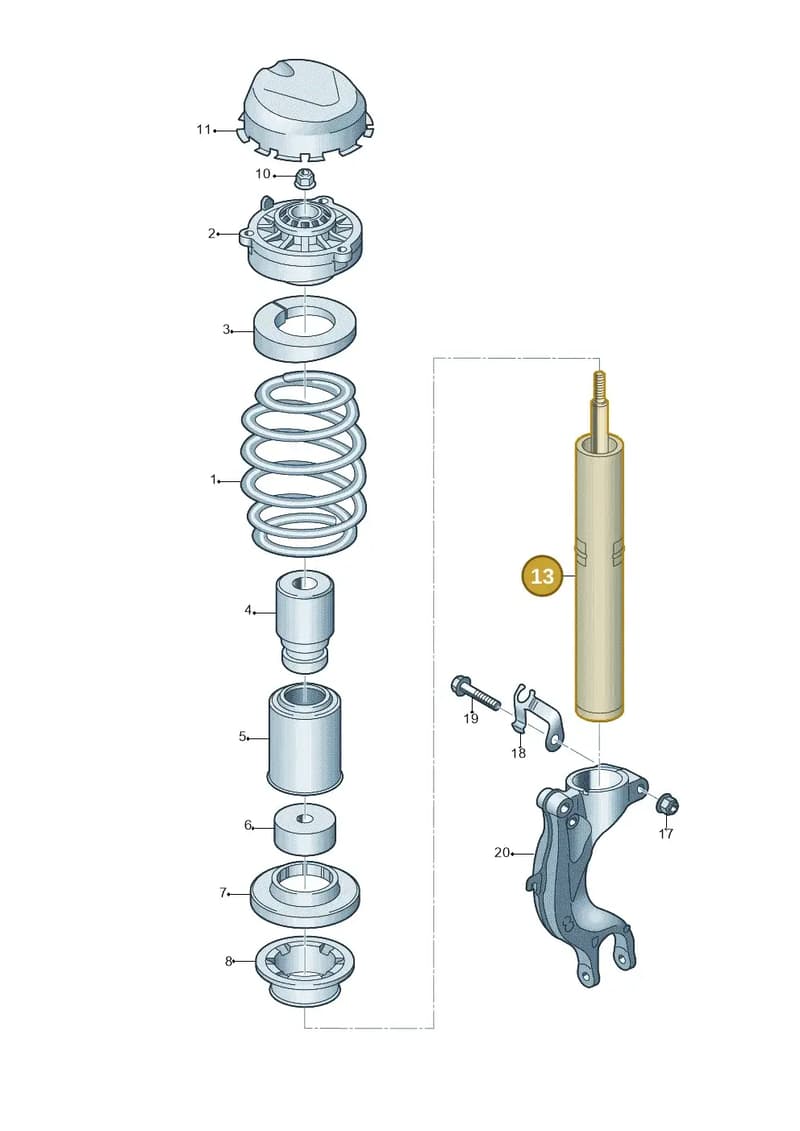 85E413031BG — Audi Q6 e-tron (2023-2025) diagram 859411000, position 13