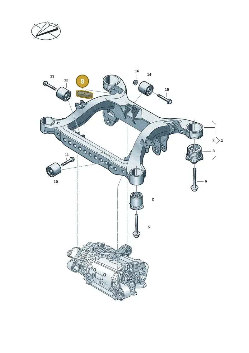 85E525691 — Audi Q6 e-tron (2023-2025) diagram f5s505000, position 8