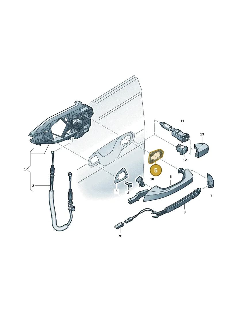 85E837278 — Audi Q6 e-tron (2023-2025) diagram f5s837000, position 5