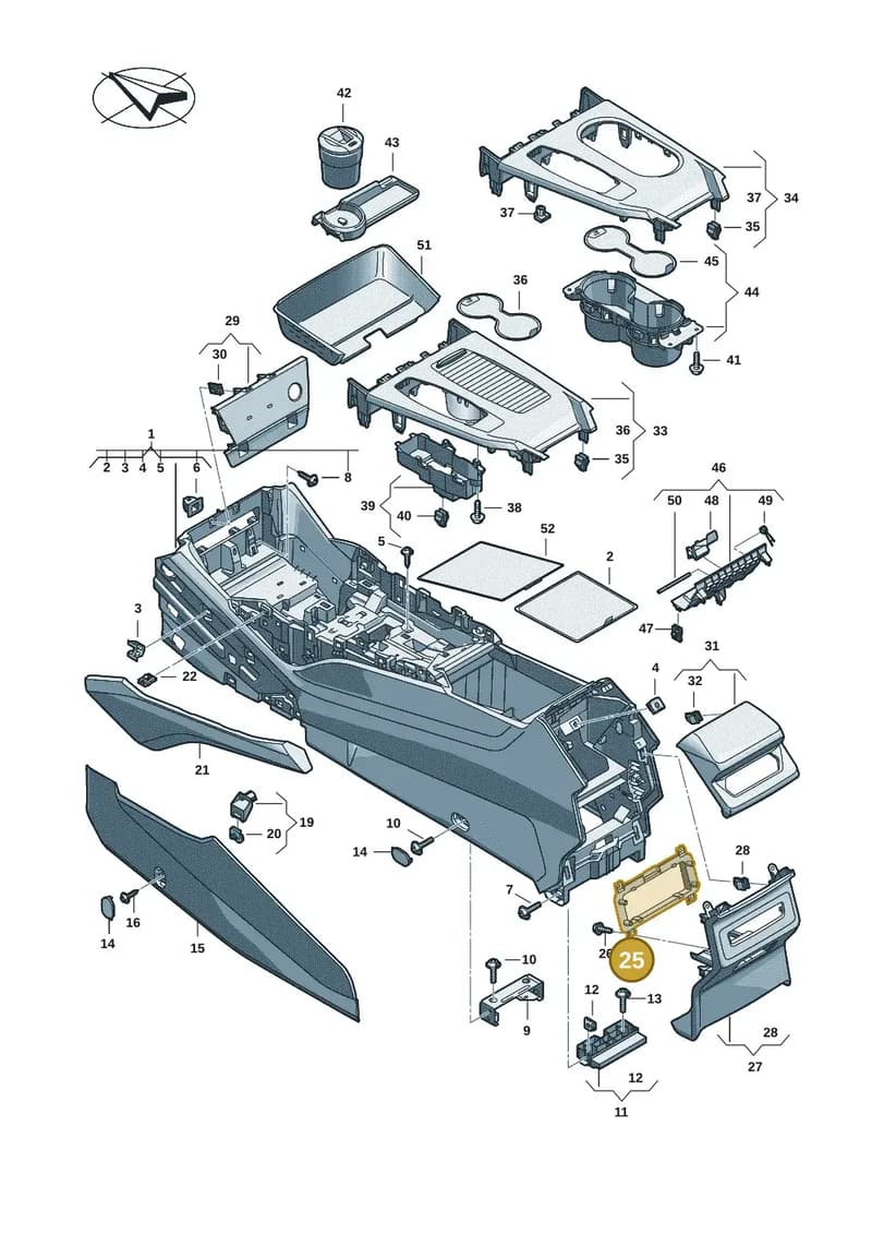 85E863365 — Audi Q6 e-tron (2023-2025) diagram f5s863500, position 25
