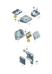 85E907031QK Volkswagen Onboard Supply Control Unit