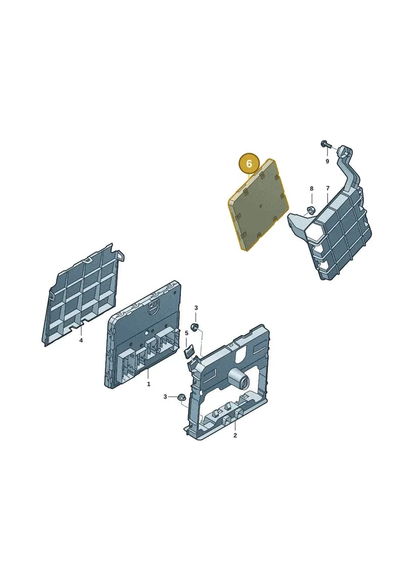 85E907064CB — Audi Q6 e-tron (2023-2025) diagram f5s907200, position 6